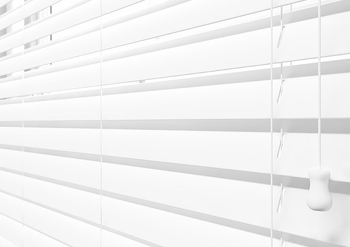 Ecowood, Soft White Satin - Motorised Venetian Blind - Image 4